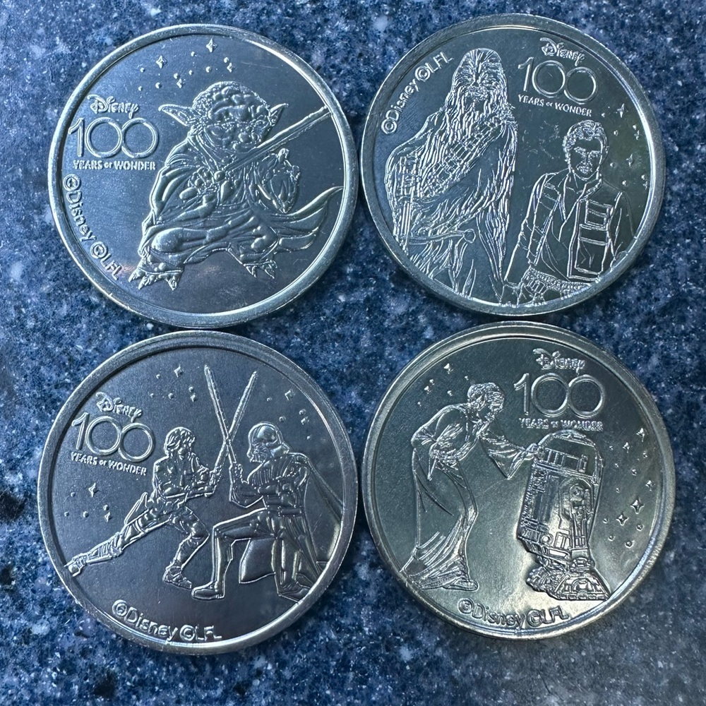 100 Years Of Wonder Disneyland StarWars **FULL SET OF 4**